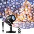 Tangkula Christmas Snowflake LED Projector Lights