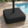 AECOJOY Patio Umbrella Base, 220 lbs Heavy Duty Sand Filled Weighted Umbrella Stand with 2 Sandbags